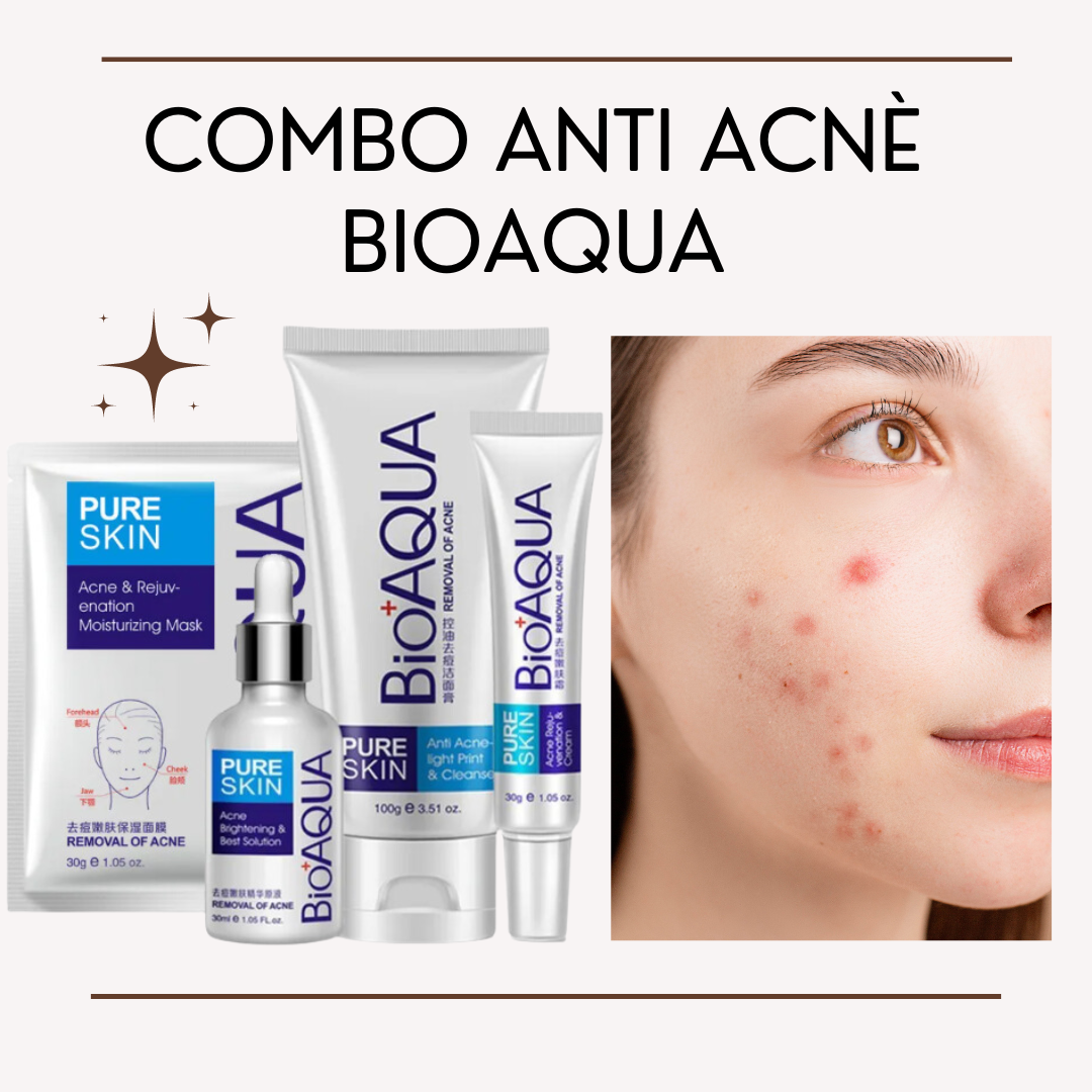 Miniatura 1 de COMBO ANTI ACNE BIOAQUA + CAJA DE SEG